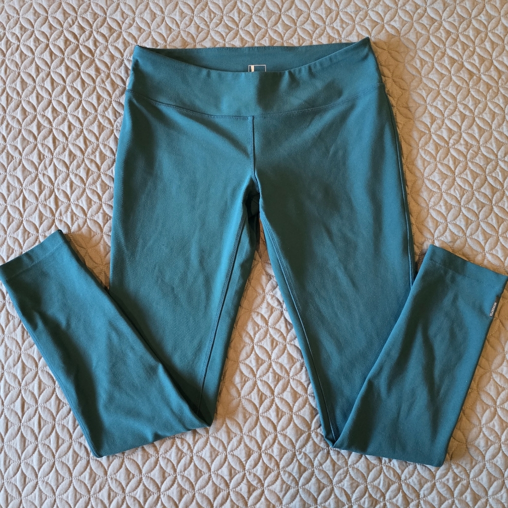 Mondetta Women's Teal Green / Blue Performance Leggings, L